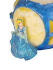 Vintage Disney Rare Mid Century Cinderella Carriage Candle Blue Mfg By Mii