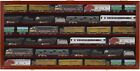 Train Display Case Ho N Z Car 1 64 Model Toy Matchbox Mahogany Wall Rack Cabinet