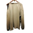 Rasco Flame Fire Resistant Henley Men Long Sleeve Shirt 2xl Heavy Distressed A6