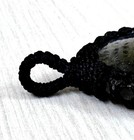 44 Ct 5x25x36 Mm Natural Blue Lapis Lazuli Oval Macrame Pendant 2 00   Kf-537