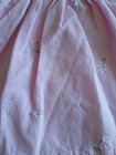 Vtg 1990s Baby Togs Pink Embroidery Eyelet Baby Girl Dress Flower 12 Months Y2k 