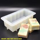 Rectangular Silicone Loaf Soap Mold 39 Oz With A Flat Soap Cutter Usa
