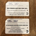 Mta Metrocards  2  Nyc Subway Bus Fare Cards     Collectible Souvenir New York