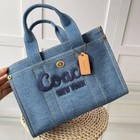 Coach  Canvas Cargo Tote 26 Denim New Cp164