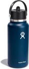 Hydro Flask Water Bottle - Insulated Stainless Steel - Wide Straw Lid  Non Spill