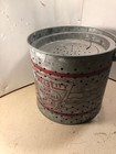 Vintage Falls City Fishing Minnow Bucket  Air Brethwee Galvanized Metal  810