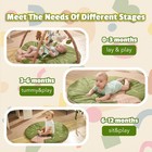 Baby Play Gym Mat - 8-in-1 Activity Playmat With Detachable Toys For Sensory