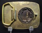 South Dakota Fire Service Vintage Fire Truck Brass Belt Buckle 1983 Sd Le Pumper