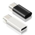 3pcs Lightning Female To Usb C Male Adapter Iphone 15 Charging Data Sync
