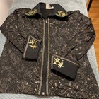 Western Pleasure Show Shirt Jacket Horsemanship Showmanship 2xl Black