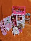 Barbie 2-story Fold   Go Dollhouse W  Dolls   Food   Furniture   