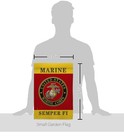 Us Military Marine Corps Usmc Semper Fi Flag Doublesided Lawn Decoration Gift   