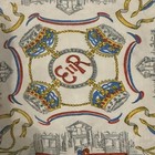 1953 Queen Elizabeth Ii Coronation Handkerchief Vintage Royal Souvenir Uk Vtg