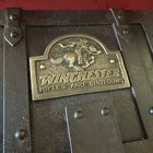 Winchester Rifles Strong Box Cowboy Pony Express Wild West Gun Collector 16 lbs 
