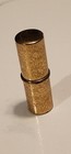 Vintage Goldtone Floral Embossed Lipstick Holder Lipstick Tube
