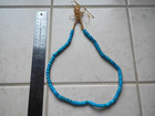 Antique Venetian Blue Padre Beads Skyblue African Trade Glass Bead