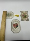 Antique 1800s Die Cut Love Card Lot 3 Pieces Crafting Ephemera Graphic