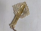 Vintage Valentine Key Postinford Embossed Flowers Pencil Ephemera Card