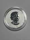 2013 Canada  5 Reverse Proof 1 Oz  9999 Silver Maple Leaf Coin W Snake Privy