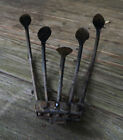Vintage Iron Push Plow 5 Tine Cultivator Head Only Country Barn Decor