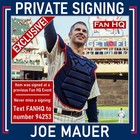 Joe Mauer Autographed Rawlings Omlb Baseball W  Hof 2024 Inscription Beckett