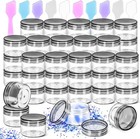 45 Pack 15g Plastic Jars With Lids 15ml Round Clear Cosmetic Containers Makeup 