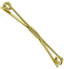 Ky   Co Gold Tone Collar Clip Mens 2 1 2  Bar Made In Usa