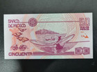1992 Mexico 50 Pesos Banknote Currency Unc