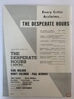    the Desperate Hours    Theatre Souvenir Program  Erskine  Montgomery  Newman 1955