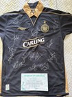 Celtic Fc Carling Team Signed Soccer Jersey Original Scottish Premiership Coa