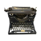 Vintage Antique Underwood No  5 1917 Standard Typewriter Black Collectible  read