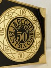 Vintage Original J    P  Coats Spool Cabinet Decal