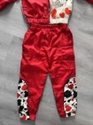 Vintage Rare Disney 101 Dalmation Wind Breaker And Pants Set