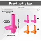 8pcs Bite Valve For Zak Designs Kelso 15oz  Bpa-silicone Mouthpiece With Clea   