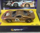 Scalextric Usa Ford Gt40 Mk Ii  5 Gold 1966 Le Mans 1 32 Slot Car