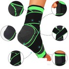 Ankle Brace Support Compression Sleeve Foot Tendon Plantar Fasciitis Pain Relief
