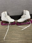 Jackson Mystique Ice Skates Girls Size 2 Mark Ii Figure Skating White