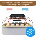Maticoopx 20 Egg Incubator W  Humidity Display Egg Candler Automatic Egg Turner