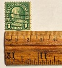 Extremely Rare Scott  596 Benjamin Franklin Green One 1 Cent U s  Postage Stamp