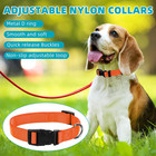 12 Pieces Dog Collar Bulk Adjustable Soft Nylon Puppy Dog Collars With Safety   