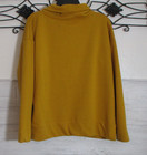 Loft Women s Knit Top Size Xl Long Sleeve Mustard High Neck