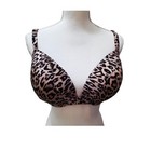 Victoria s Secret Leopard Print Bikini Swim Top  Size 38ddd