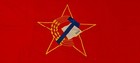 Rare Huge Original Sfrj Croatia Yugoslavia Ssoj Stiched Flag Tito Youth 3m X 1 5