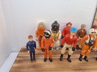 Unique Lot Of 14 Vintage 50s - 70s Toy Soldiers Action Figures Other Played