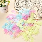 100 Pcs Mixed Color Glow In The Dark 3d Stars Luminous Fluorescent Plastic Wa   