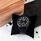 Shinola The Runwell 41mm New Black Leather Strap Black Dial Quartz Men s Watch