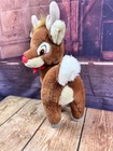 Vintage Applause Rudolph Red Nosed Reindeer Stuffed Animal Plush Toy