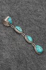 Turquoise   Sterling Silver Pendant - Ernest Hawthorne