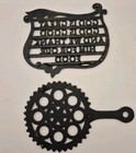 Vintage Cast Iron Trivets Lot Griswold Wilton