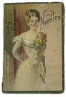 Antique Warner   s Corsets Needle Book W 1905 Calendar Pins Needles   Flag Pin